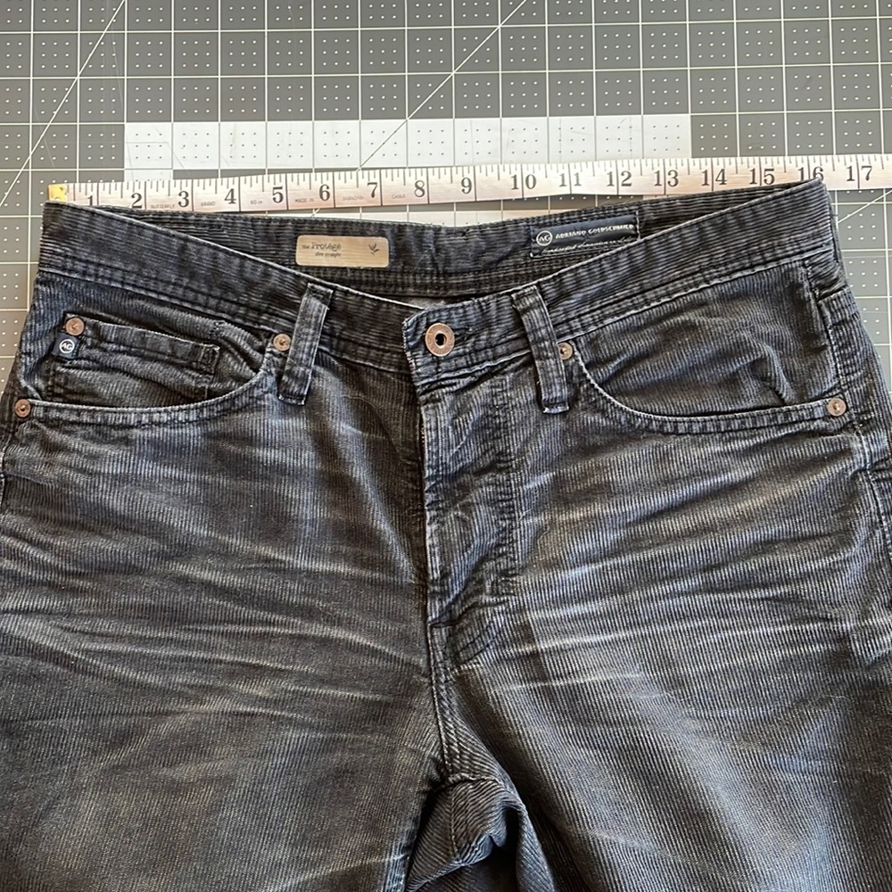Adriano Goldschmied Corduroy pants, 31x34, Charcoal